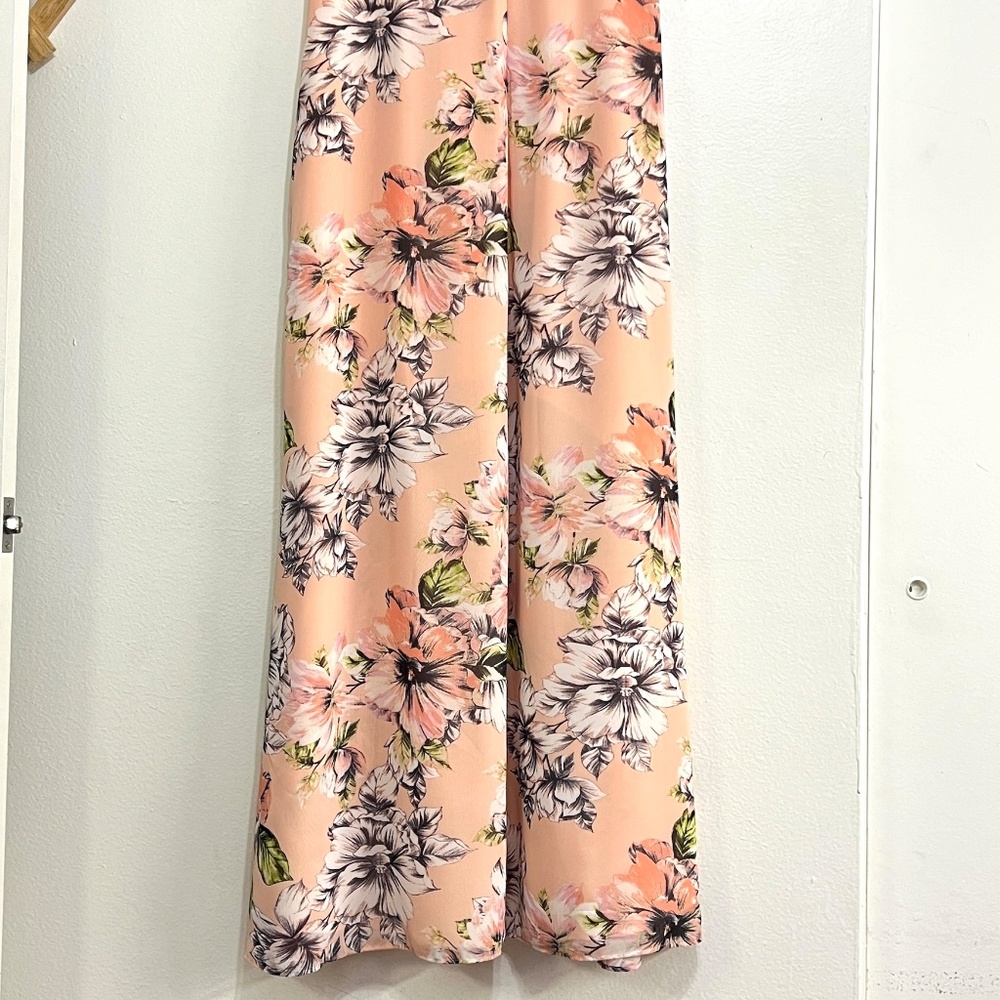 Eliza J Floral Ruffle High Low Dress Blush Size 14 - Picture 7 of 10